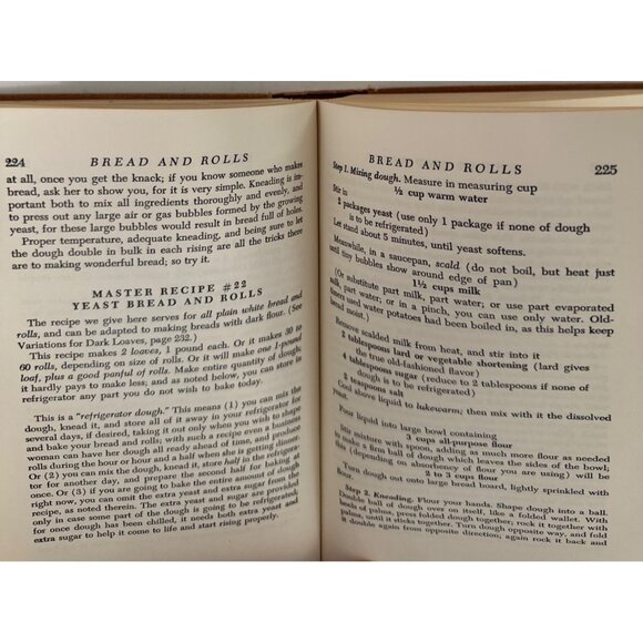 Vtg 1954 The Easy Way To Good Cooking Gwen French HC Cookbook Recipes First Ed - Picture 15 of 16